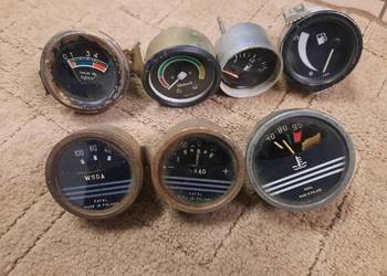 Stare zabytkowe zegary wskaźniki PRL Pafal VDO