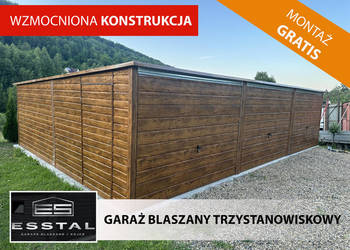 Garaż Blaszany ZŁOTY DĄB - Garaże Blaszane | Wiaty | Hale | -ESSTAL-