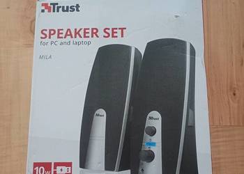 głośniki Trust Miła Speaker Set 2.0 10W czarne nowe