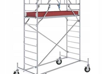 4xmocne kółka do rusztowan 200mm 740kg 2x hamulcem 2xkoła obrotowe skrętne