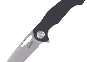 Nóż składany Kubey Dugu T/E Black G10, Sand Blasted 14C28N (KU159C)
