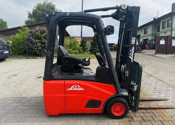 wózek widłowy elektryczny LINDE E14-01 1.4T Triplex 4.60m 6600mtg 2012