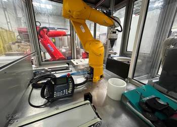 Cela piaskująca z robotem Staubli TX60L