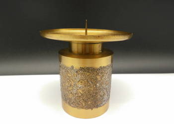 Świecznik Mosiężny antyczny