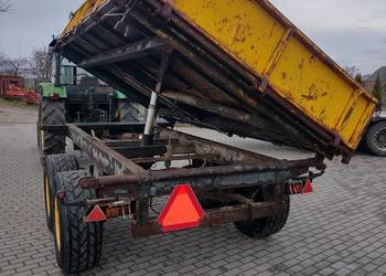 Przyczepa rolnicza tandem budowlana 8 ton możliwość zarejestrowania