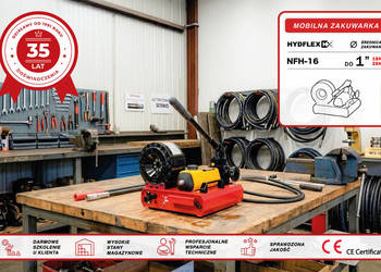 Zakuwarka Mobilna Hydflex NFH-16 + 10 kpl szczęk