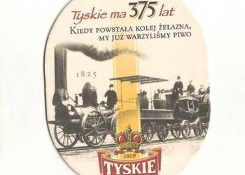 Tyskie - podstawka do piwa. Nr . 45.