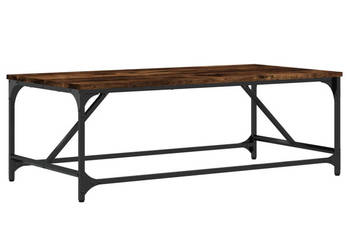 Stolik kawowy przydymiony dąb 100x50x35 cm WM-835331