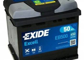 Akumulator 50Ah 450A Exide Excell PRAWY PLUS