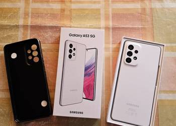 Samsung A53 5G telefon 128GB Android 15 Dual Sim 6.5" Biały