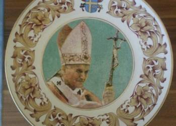 Talerz z wizerunkiem Papieża
