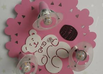 Lampa dziecięca różowa