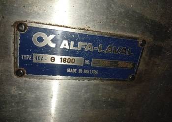 Schładzarka do mleka ALFA-LAVAL 1800l baniak na mleko
