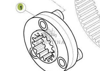 CLAAS RENAULT ATLES 936 RZ V5 Jarzmo Dźwigar Kół Planetarnych Obudowa 6005…