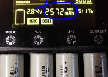 Ogniwo 18650 li-ion bateria 2,4-2,5+ Ah Akumulator INR18650 testowany