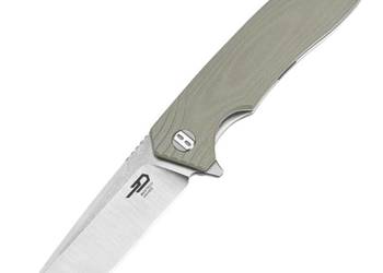 Nóż składany Bestech Lion Beige G10, Stonewashed/Satin D2 (BG01C)