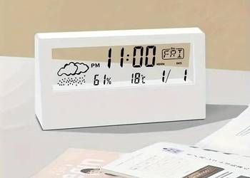 Zegar Termometr Higrometr datownik LCD