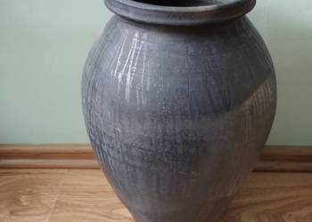 PRL wazon ceramika duży siwak wys 43 cm