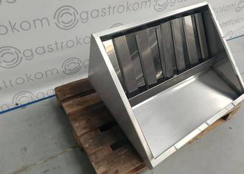 Okap przyścienny skośny 120x70x40 z łapaczami