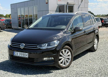 Volkswagen Touran 1.6TDI 110KM 2016r Highline, ACC, kamera, 7-osobowy III …