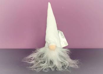 Skrzat świąteczny Krasnal Gnom Mikołaj - ozdoba na święta, pod choinkę