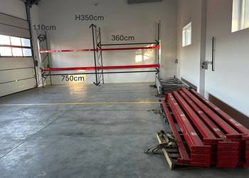 REGAŁY Magazynowe paletowe PRZEMYSŁOWE MGL HX MAGO H=360CM do hali magazynu