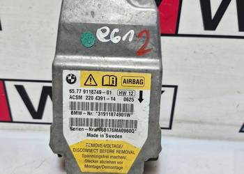 BMW E60 E61 MODUŁ STEROWNIK SENSOR PODUSZEK AIRBAG 9118749