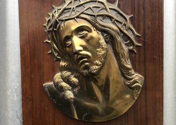 Jezus na desce sygnowany