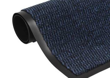 vidaXL Prostokątna wycieraczka przed drzwi 40 x 60 cm, niebieska(SKU132705)