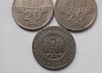 MONETY PRL. 20 ZŁ. KŁOSY 1973