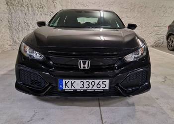 Honda Civic X, 54 tyś km, stan idealny, ASO do 2026r.