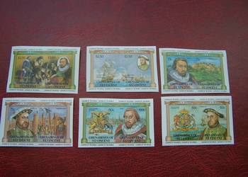 Grenadyny i St Vincent 1983 cięte MNH Angielscy podróżnicy