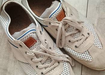 Półbuty Buty Clarks białe męskie 45