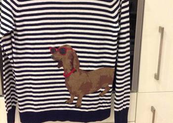 Sweter Damski JOULES rozm S Paski Piesek