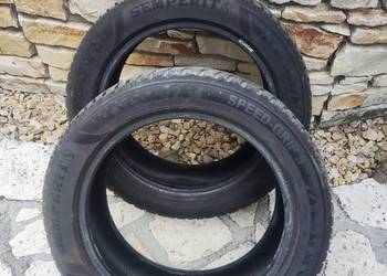 2 zimowe opony używane 4,86mm Semperit 205 55 R17 Speed Grip 5