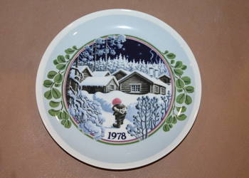Talerzyk kolekcjonerski Royal Tettau, 1978 Christmas nr 1334