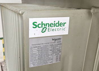 Cała Trafo stacja wnętrzowa Transformator Olejowy Schnerider Rozdzielnia ŚN