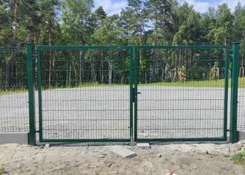 Brama dwuskrzydlowa ocyn+ malowana H-1,95 L-5m- PROMOCJA