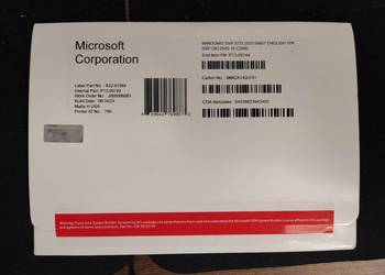 Windows Server Standard 2025 EN OEM - nowy nieużywany FV23%