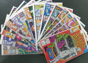 Silver Surfer - 14 oryginalnych komiksów Marvel USA 1990 rok