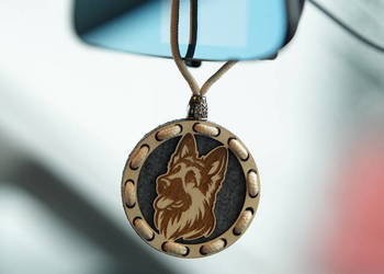 Zapach do Samochodu - Drewniana Zawieszka Zapachowa z Filcem