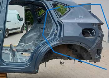 Mazda CX5 II Lift  ĆWIARTKA BŁOTNIK LEWY TYŁ SZARY 47C