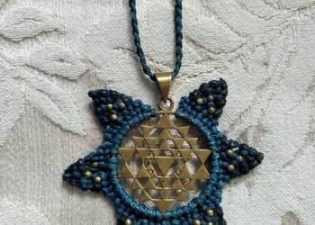 Yantra - Jantra naszyjnik- UNIKAT rękodzieło z Francji