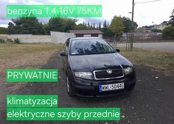 Skoda Fabia I, 1.4 16V 75KM, 2007 r., klimatyzacja, PRYWATNIE
