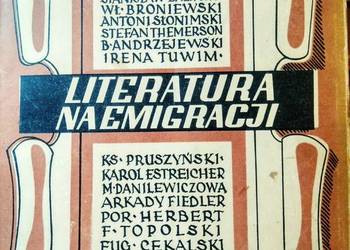 Unikatowe książki Literatura na Emigracji książki księgarnie Bródno