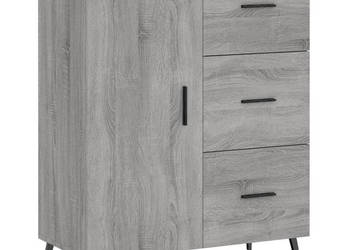 Szafka szary dąb sonoma 695x34x90cm materiał drewnopochodny WM-827938