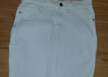 Nowa spódnica biała jeans