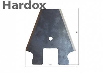 Nóż HARDOX części do przyczepy samozbierającej SCHUITEMAKER