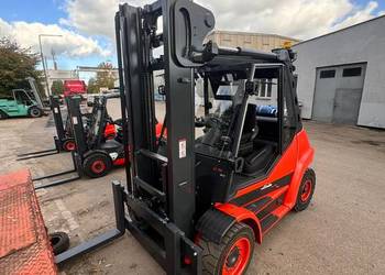 Wózek widłowy 8 ton Linde z osprzętem pozycjonerem wideł + przesuw boczny