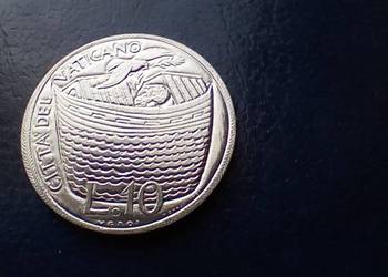 Stare monety 10 lir 1975 Watykan Rok Święty